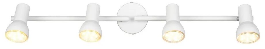 Biele bodové svietidlo ø 8 cm Cantar – Trio