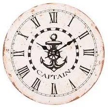 Nástenné hodiny Clayre &amp; EEF, 6KL0464, 34cm