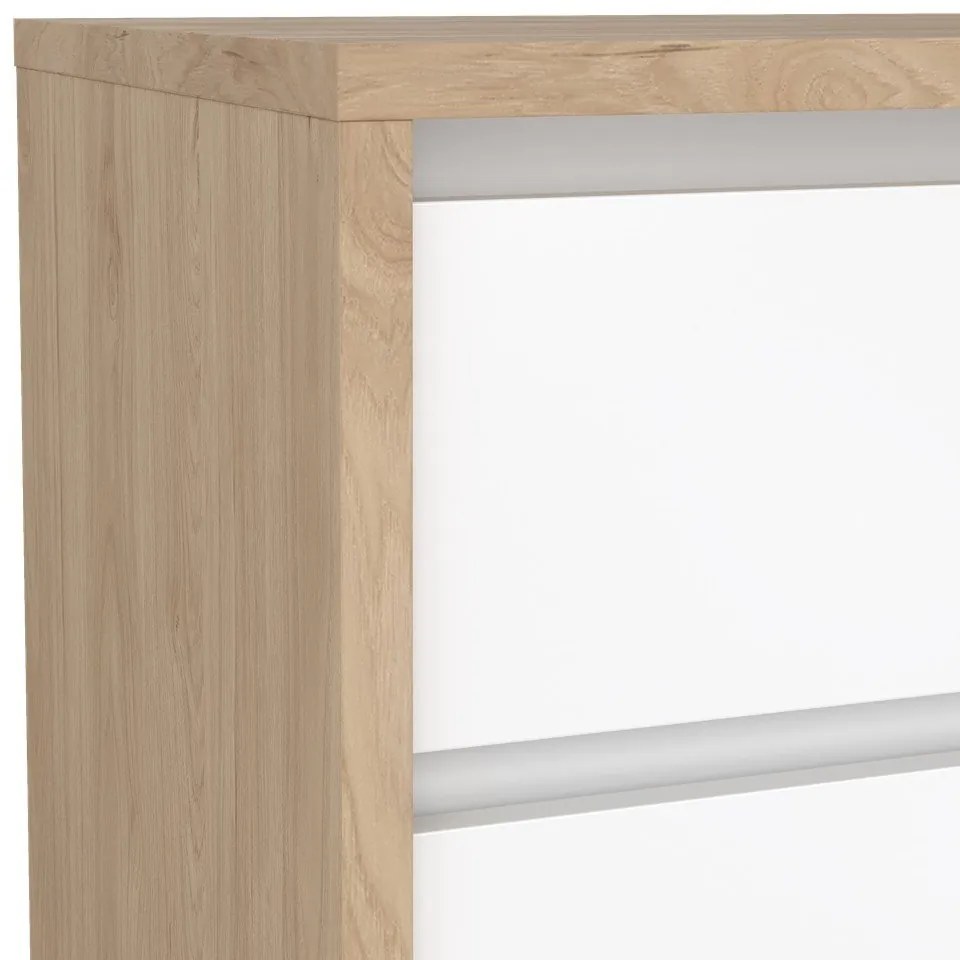 Biely/v prírodnej farbe nočný stolík Next – Tvilum