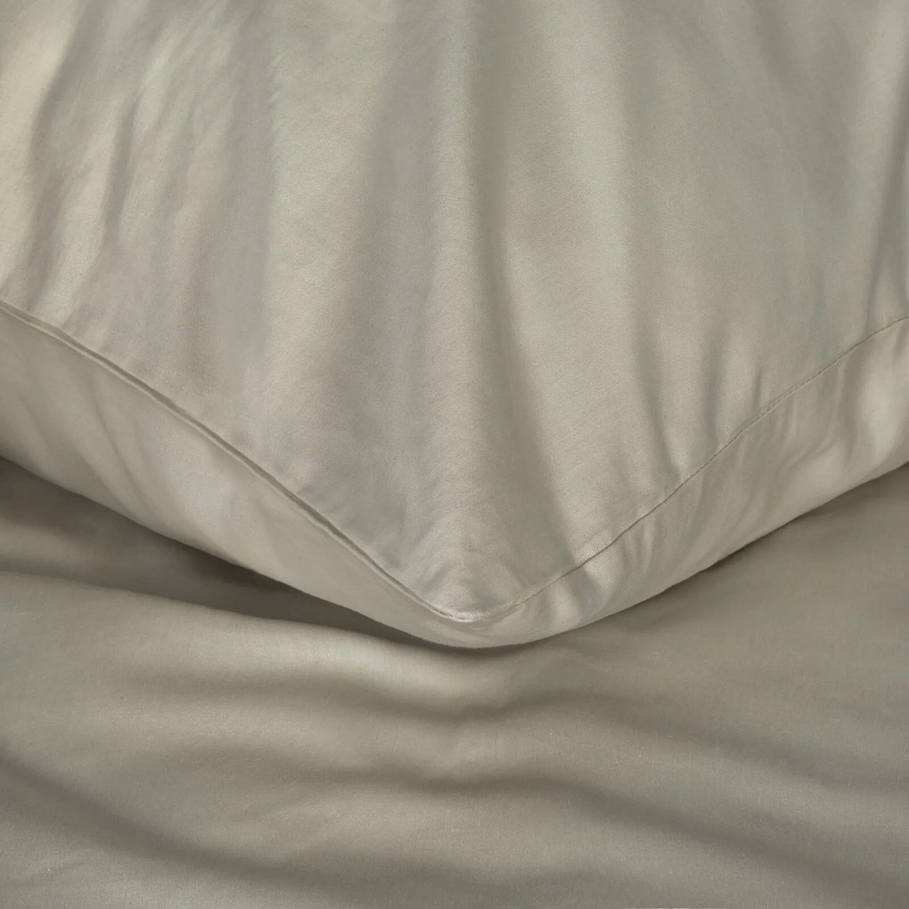 SATÉNOVÉ OBLIEČKY NOVA3 140X200 CM, 1KS 70X80 CM BÉŽOVÉ