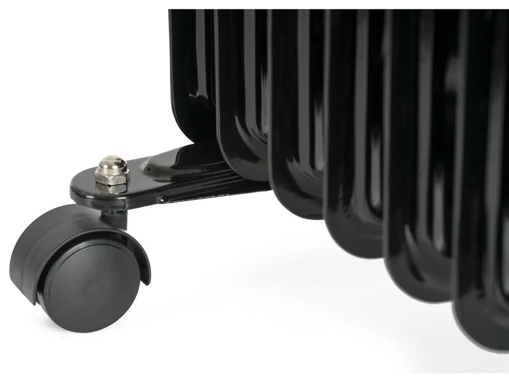 G21 Bromo olejový radiátor, 11 rebier, 2500 W,čierny, L