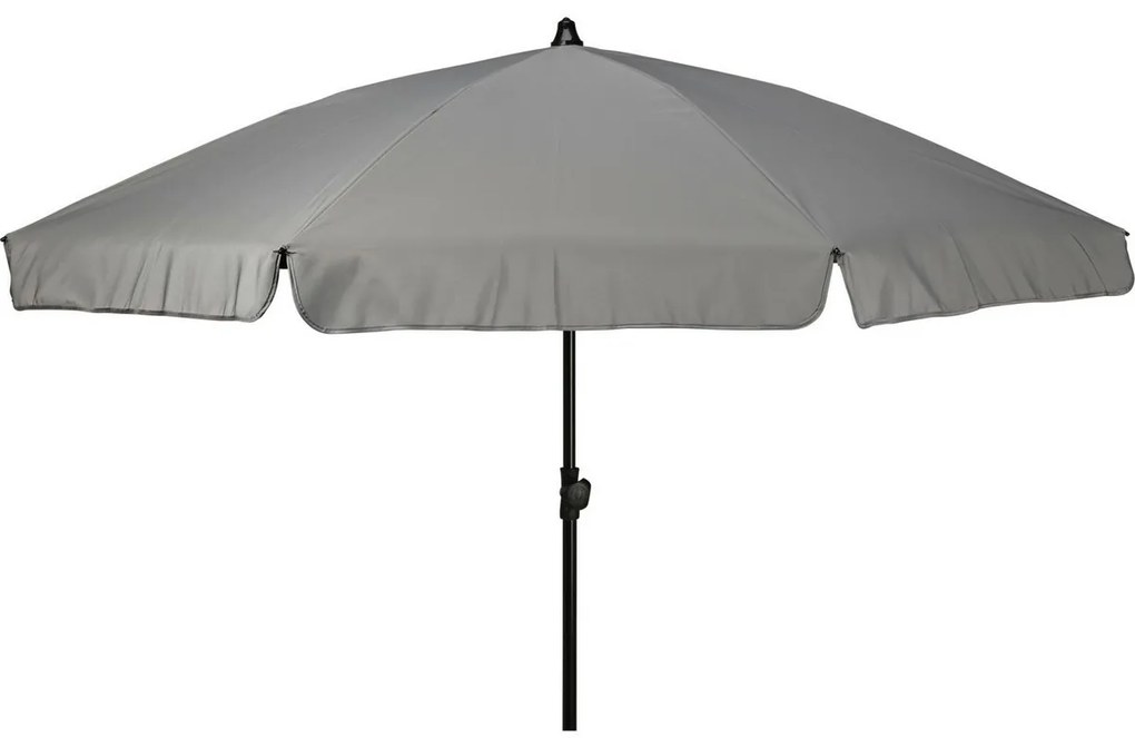 Parasol Plážový slnečník s náklonom pr. 185 cm, sivá
