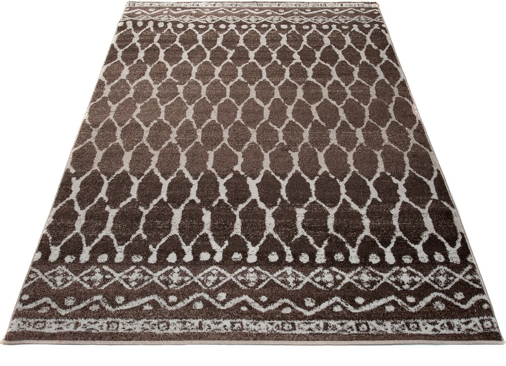 TA Koberec H071B HNEDÉ SARI BRH Rozmer: 240x330 cm