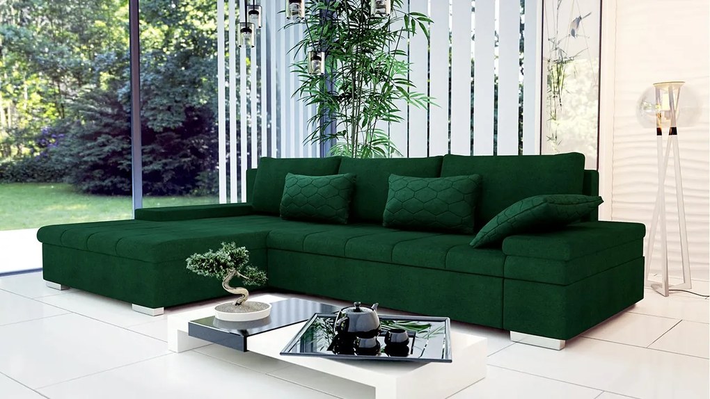 Rohová sedacia súprava Kanton Premium, Dostupné poťahy: Uttario Velvet 2951 + Uttario Velvet 2951 + Magic Velvet Pik 2225, Strana: pravá