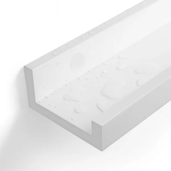 Sada 2 ks nástenných políc SHELFY, biela