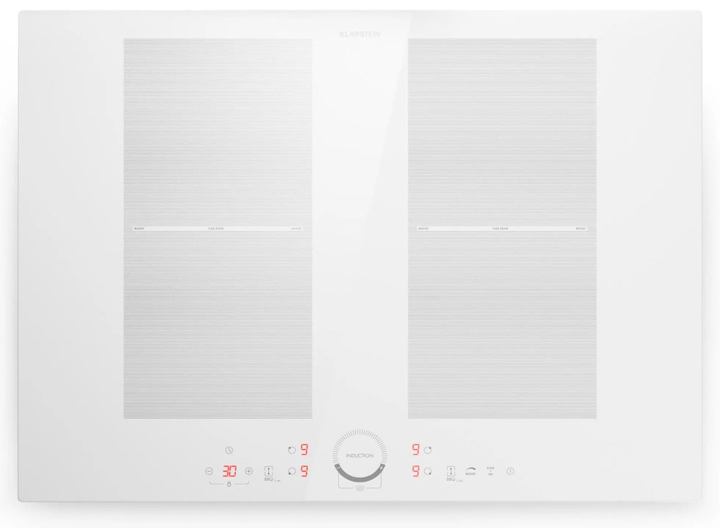 Klarstein Delicatessa 70 Flex, vstavaná indukčná varná doska, 4 zóny, 7000 W, sklokeramika