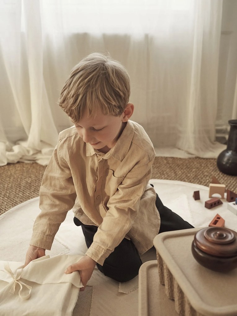 Ferm Living Koberec pod vianočný stromček Vela Star 120 cm