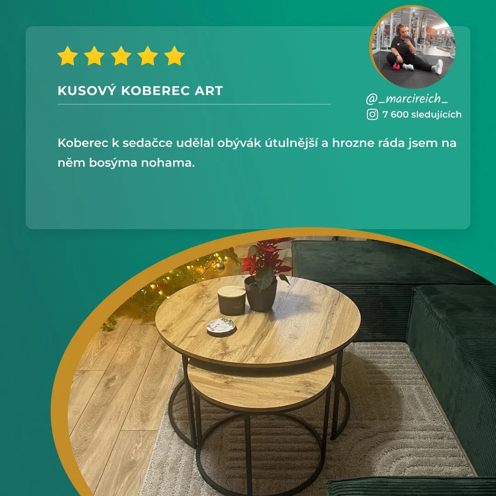 Ayyildiz, Kusový koberec Art 1121 Rose, 160x230, ružová, obývacia izba