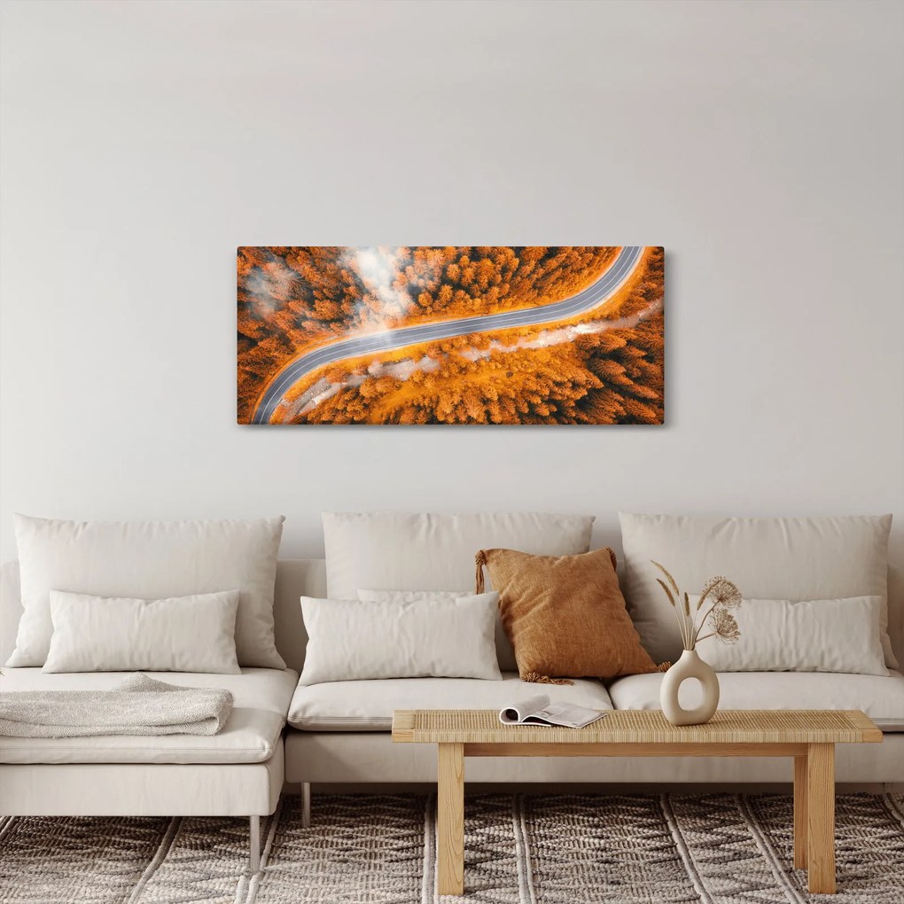 Obraz - Horská cesta (120x50 cm)