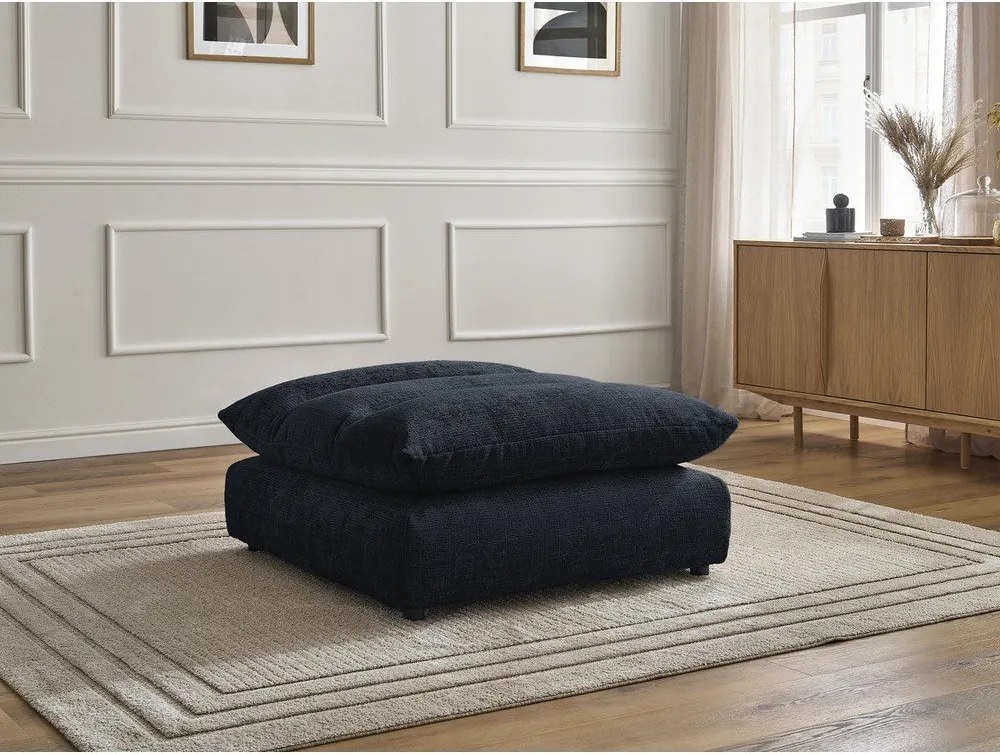 Tmavomodrá ženilková podnožka Neil – Bobochic Paris