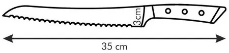 TESCOMA nôž na chlieb AZZA 22 cm