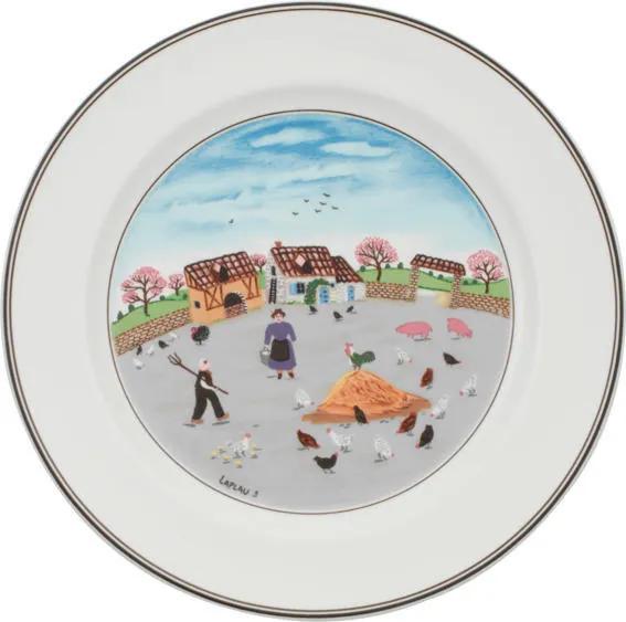 Plytký tanier 27 cm Hydináreň Design Naif