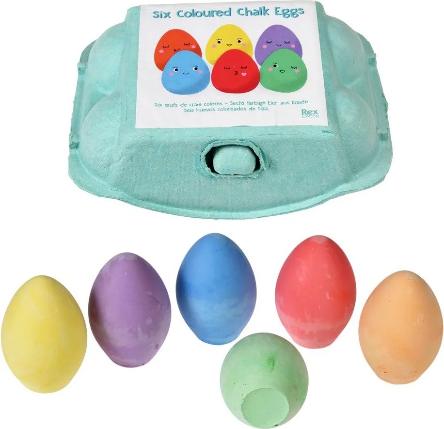 Farebné kriedy v súprave Eggs – Rex London