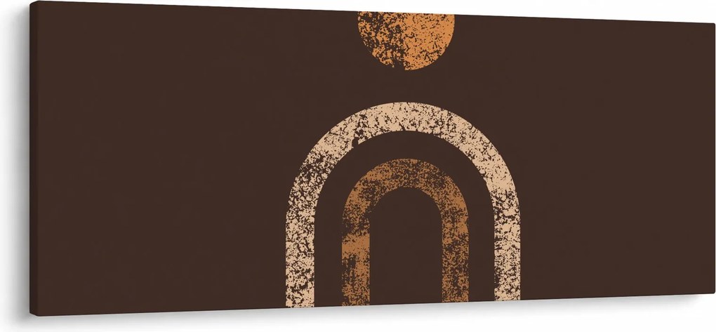 Obraz - Oranžové oblúky N⁰1 (120x50 cm)