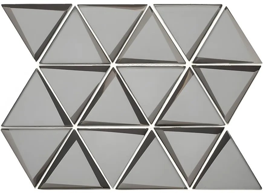 Obklad Mozaika Triangle Grafit 38/28,4