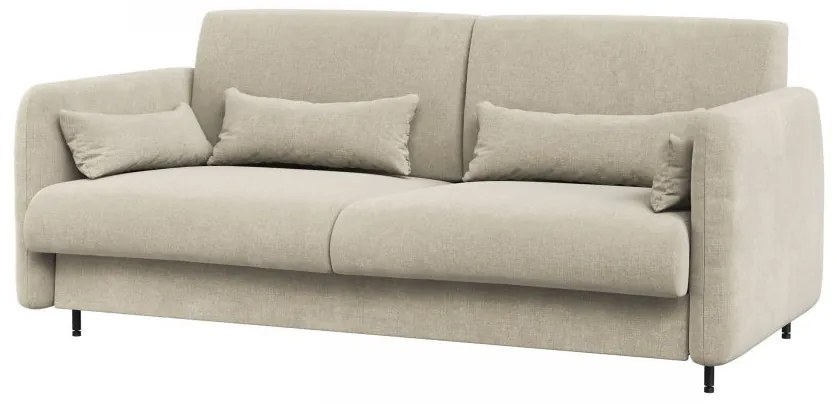 Pohovka Bed-Concept 140 BC-18, Farby: biela + biely lesk, Dostupné poťahy: Piu 03