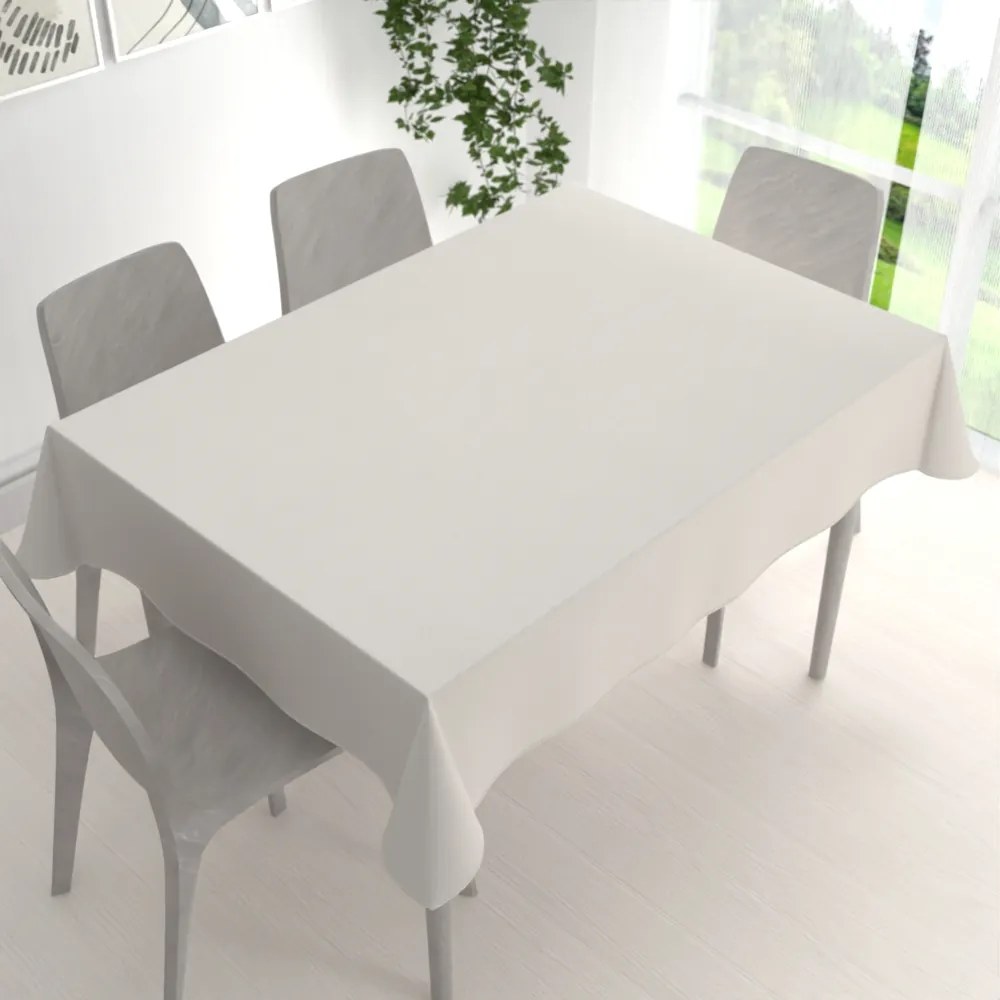 Biante Veľký dekoračný obdĺžnikový obrus BKS-403 Svetlo sivobéžový 180x260 cm