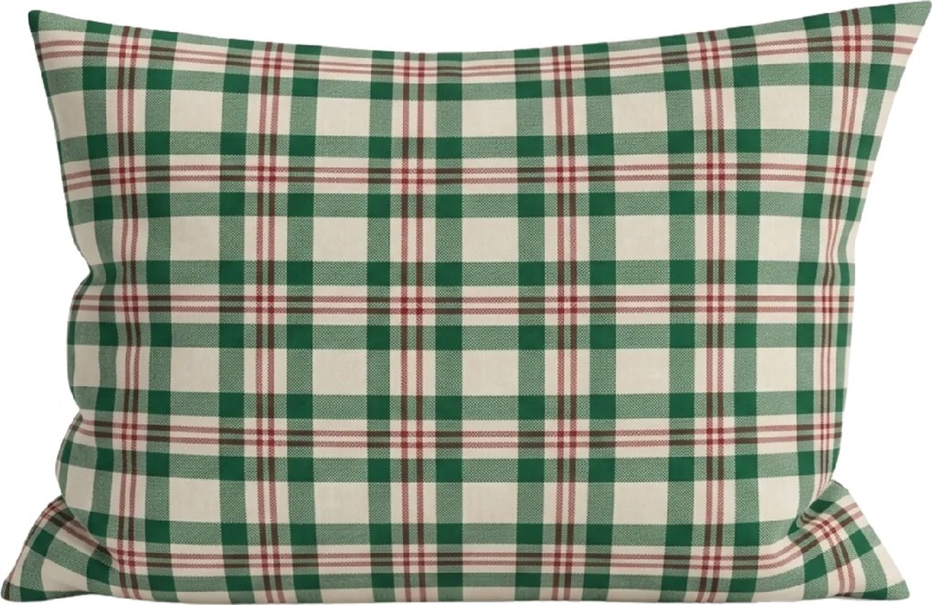 Bavlnená obliečka na vankúš WINTER PLAID 50x70 cm, farebný