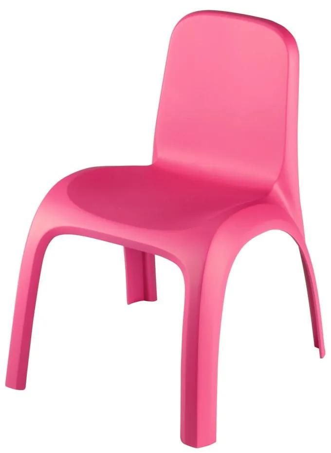 Ružová detská stolička Curver