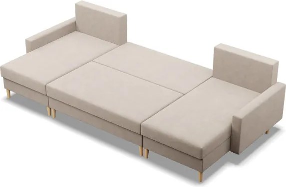 Sedacia súprava BLANK Elegant v tvare U béžová