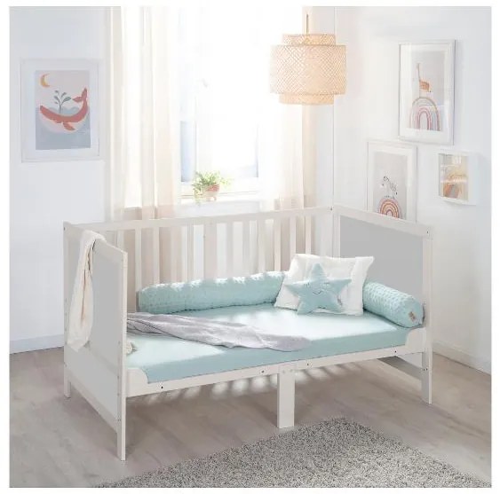roba Kombinovaná detská postieľka Easy Sleep, 70 x 140 cm (prírodná sivá)  (100396996)