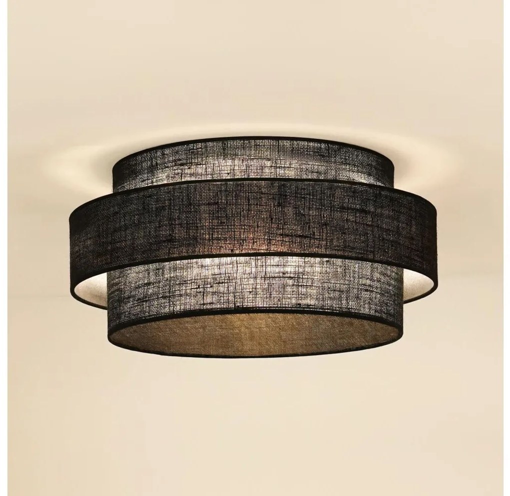 Brilagi - Stropné svietidlo SPACE YUTE LED/12W/230V pr. 50 cm čierna