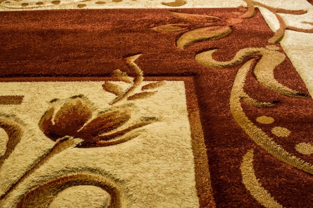 TA Koberec 8301A HNEDÁ ANTOGYA Rozmer: 160x220 cm