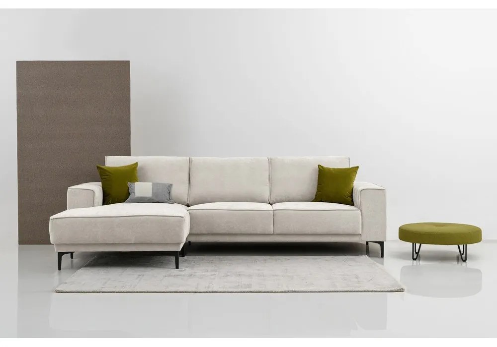 Krémová rohová pohovka (ľavý roh) Copenhagen – Scandic