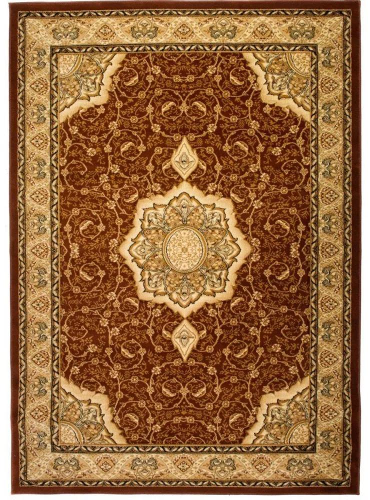 *Kusový koberec klasický vzor 2 hnedý 250x300cm
