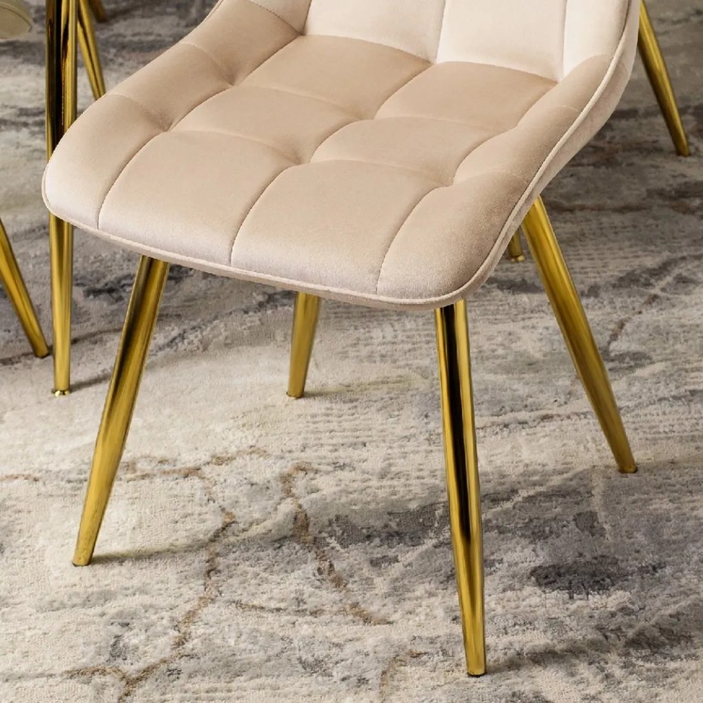 PROXIMA.store - Čalúnená jedálenská stolička CARO FARBA: sivá