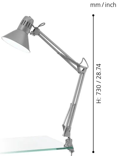 EGLO 90874 - Stolná lampa FIRMO 1xE27/40W