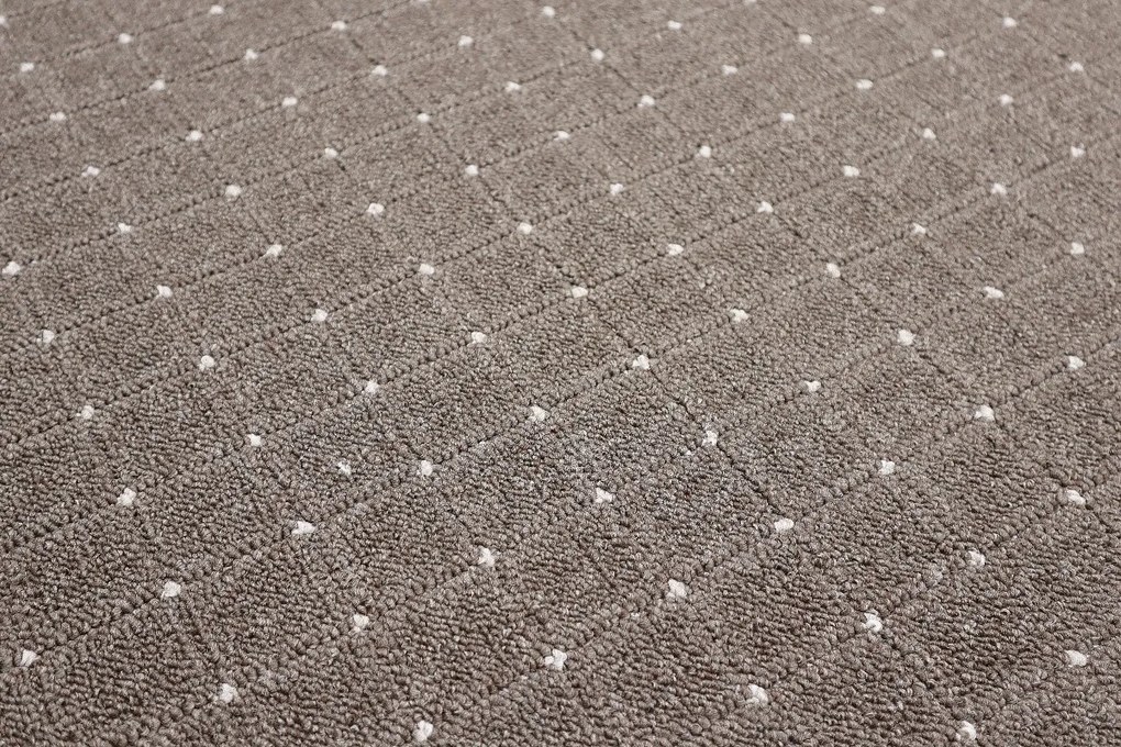 Condor Carpets, Koberec behúň na mieru Udinese hnedý, šíre 80 cm, hnedá, chodba / predsieň
