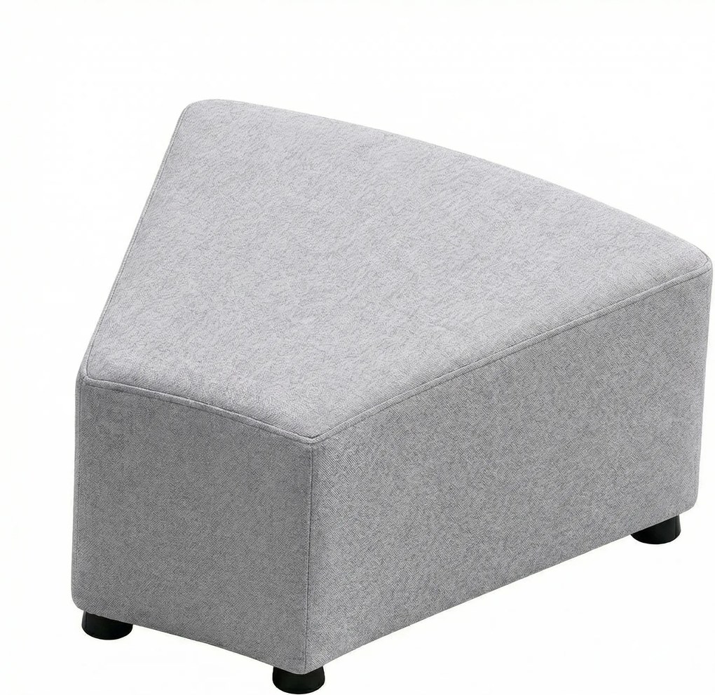 Sedačka LEA, trojuholník, svetlo sivá