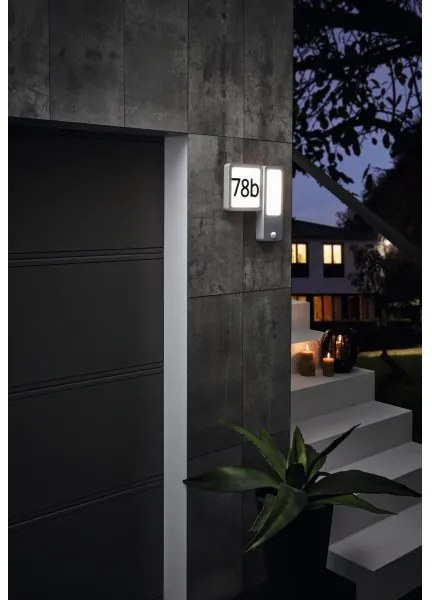 Eglo 97297 - LED Vonkajšie nástenné svietidlo CHEIRA 2xLED/2,7W + 1xLED/3,6W/230V