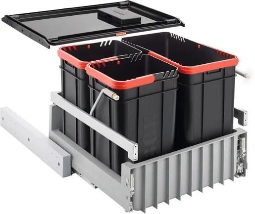 Vstavaný odpadkový kôš Franke Sorter 300-45, 2x 10 l + 1x 22 l, 121.0150.145