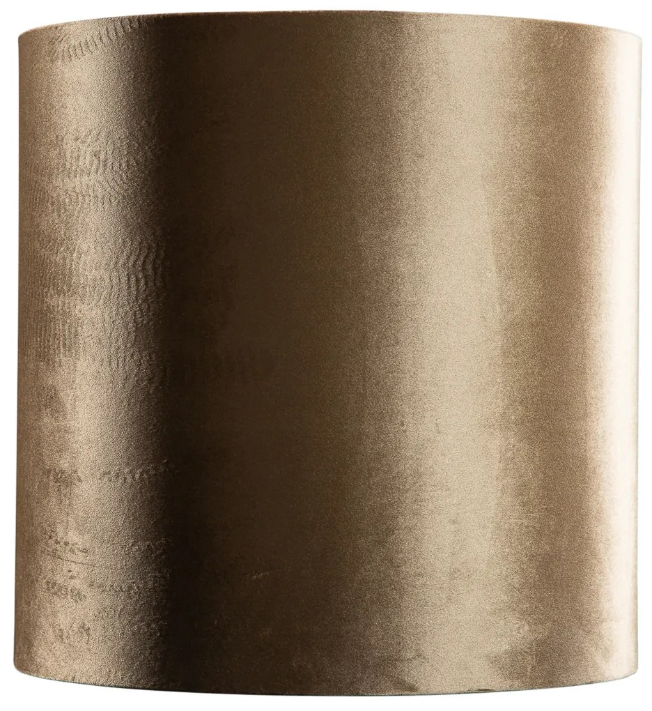 Zamatový tienidlo bronzové so zlatým vnútorným 40/40/40