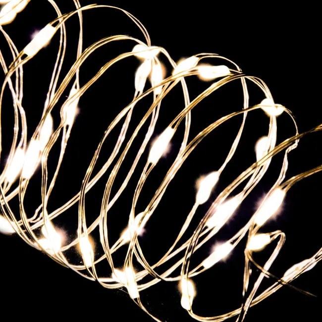 Dekoratívne svetielka LUMERE 40 LED, biele 947913