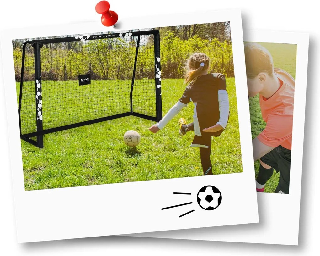Neo-Sport Futbalová bránka 180 x 120 x 60 cm NS-462 Hexagon