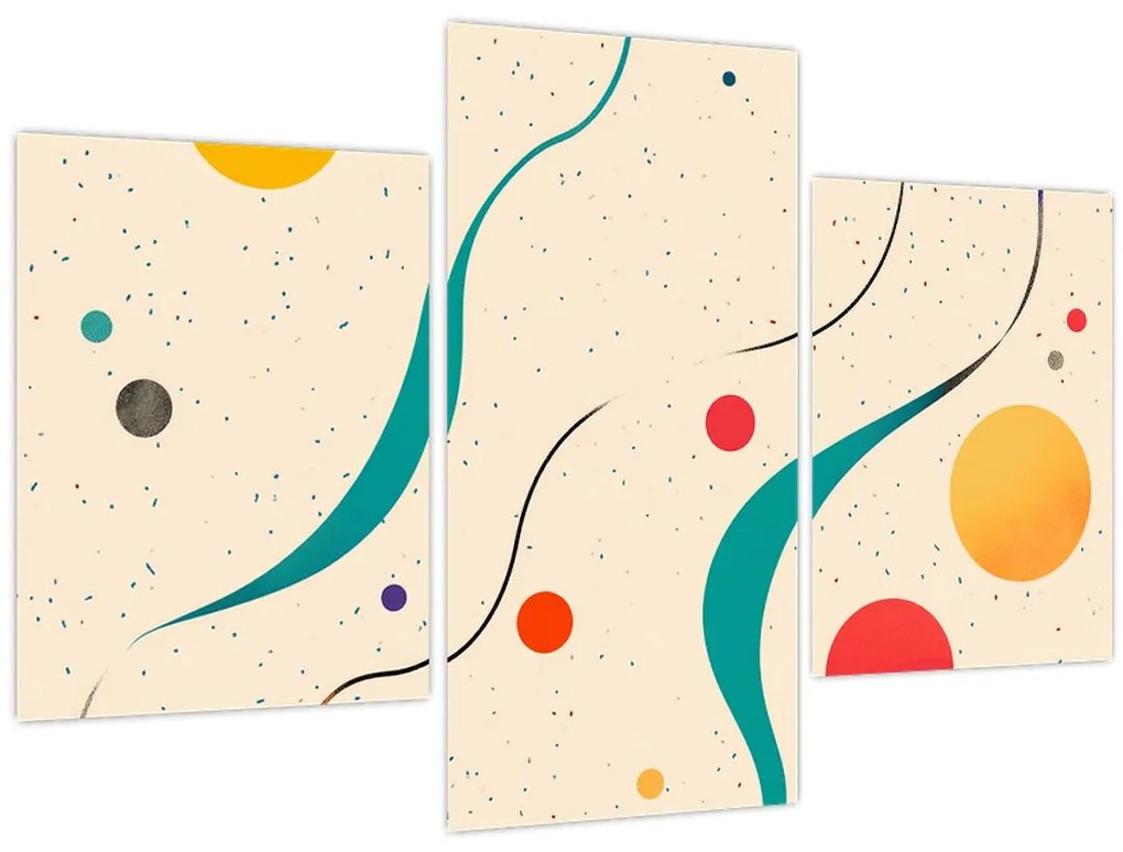 Obraz - Minimalistická farebná ilustrácia (90x60 cm)