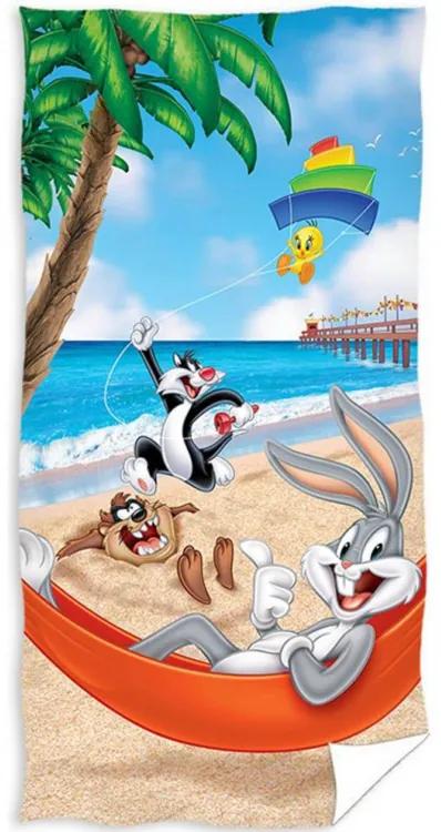 Carbotex Dětská osuška 70 × 140 cm ‒ Bugs Bunny Lážo Plážo