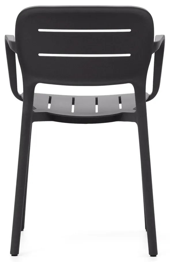 Sivá plastová záhradná stolička Morella – Kave Home