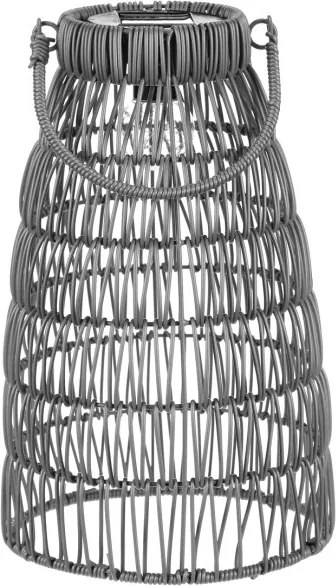 Set dvoch solárnych lampášov sivý PLA102 GREY (2 ks)