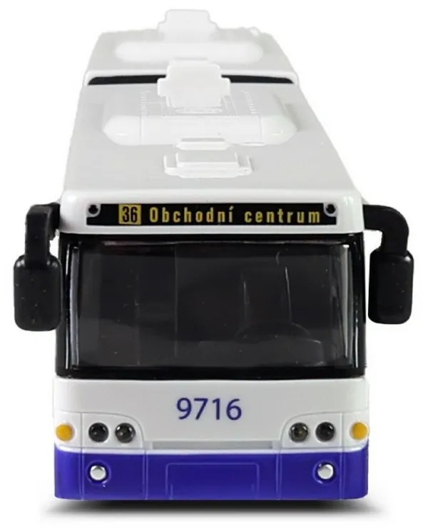 Rappa Kĺbový autobus modrý, 36 cm