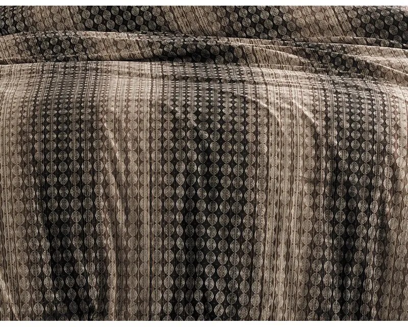 BedTex Bavlnené obliečky Oberon hnedá, 220 x 200cm, 2 ks 70 x 90 cm
