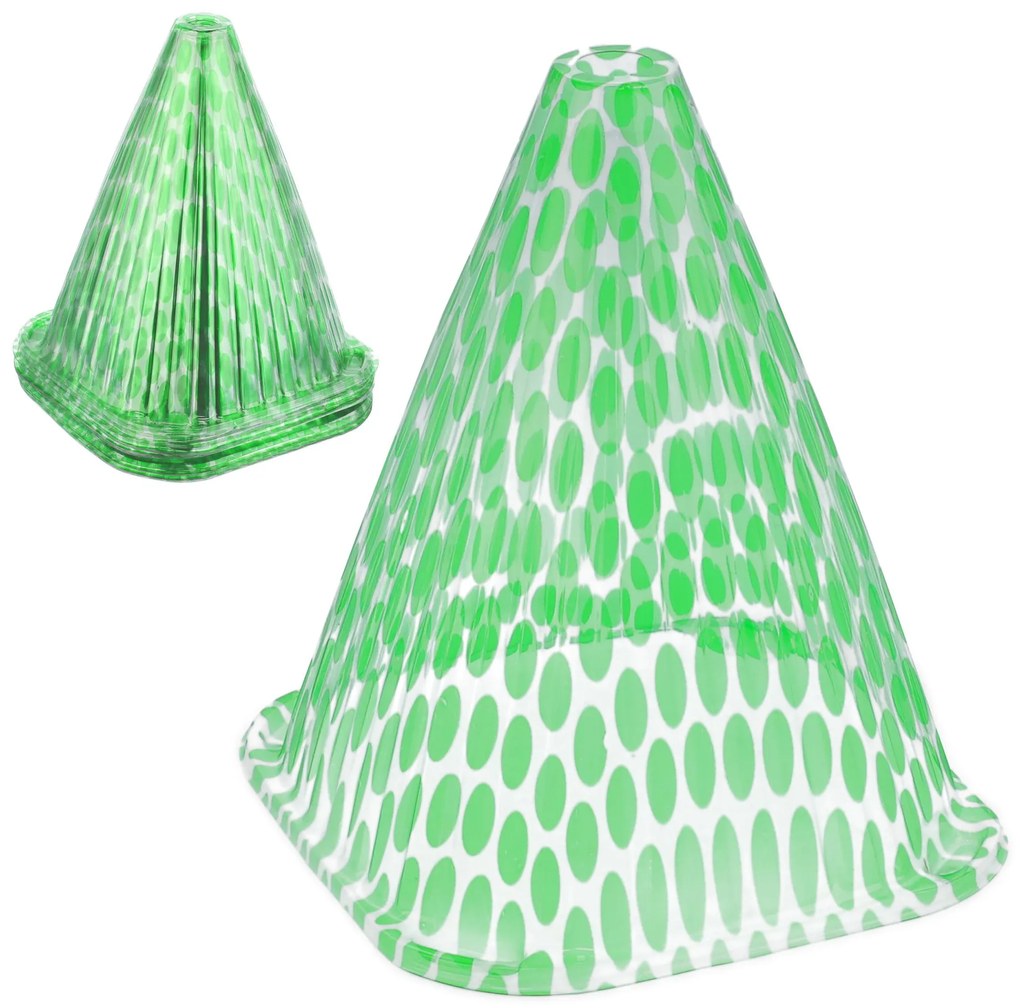 Zelený klobúk na rastliny v sade 10ks RD50246