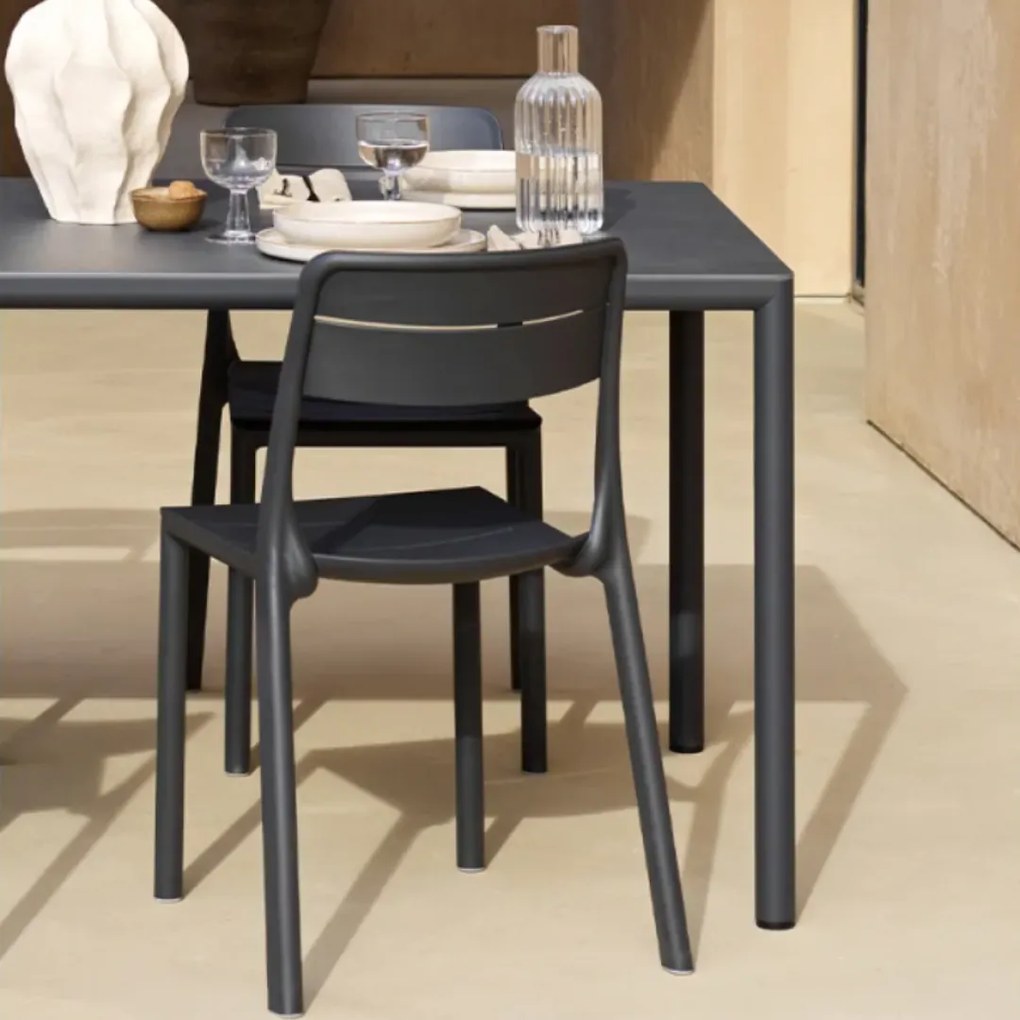 PIAVE 160x90 záhradný stôl antracite