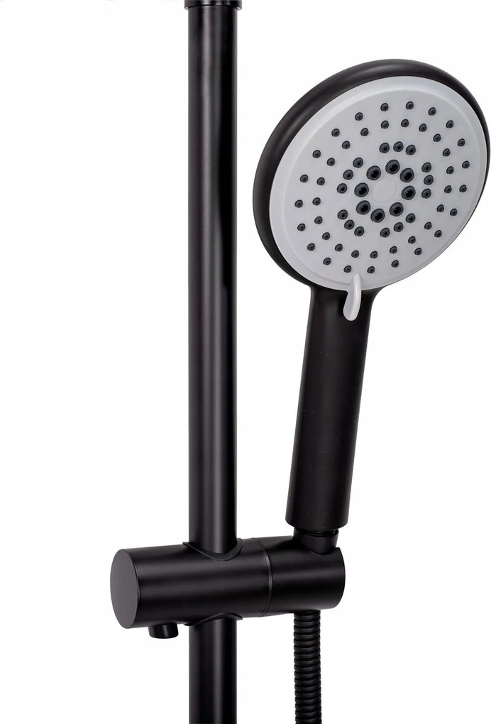 Sprchová súprava Rea VERSO s výtokom do vane - čierna