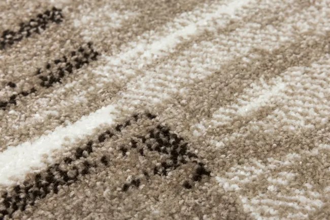 Protišmykový behúň MIRA 24150/130 béžový / hnedý / krémový