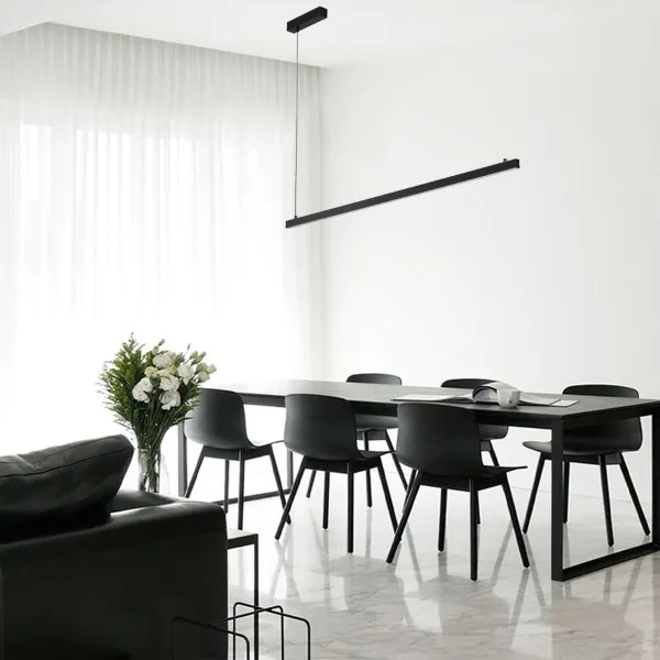 Argon 8835 - LED Luster na lanku MIAMI LED/37W/230V 3000K čierna