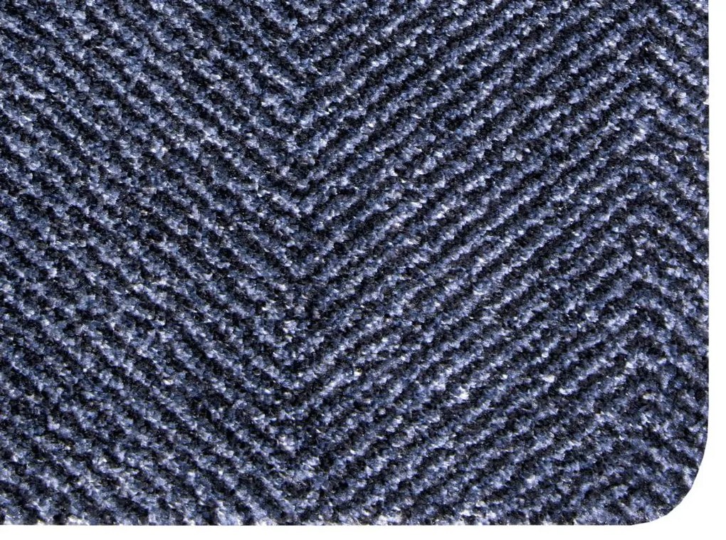 Hanse Home Collection koberce Rohožka Clean & Go 105348 Dark blue Black – na von aj na doma - 50x150 cm